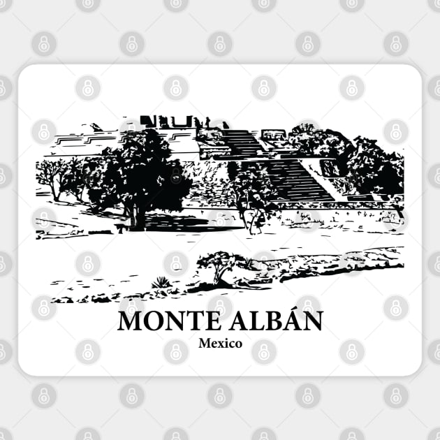 Monte Albán - Mexico Magnet by Lakeric
